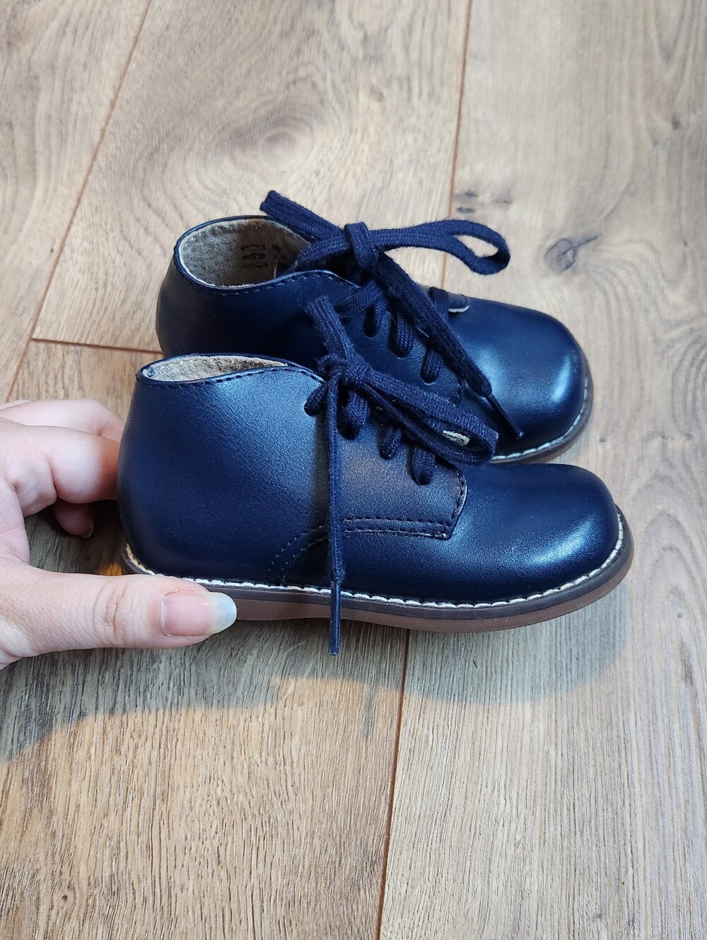 5.5 Navy footmates Baby Walking Shoes